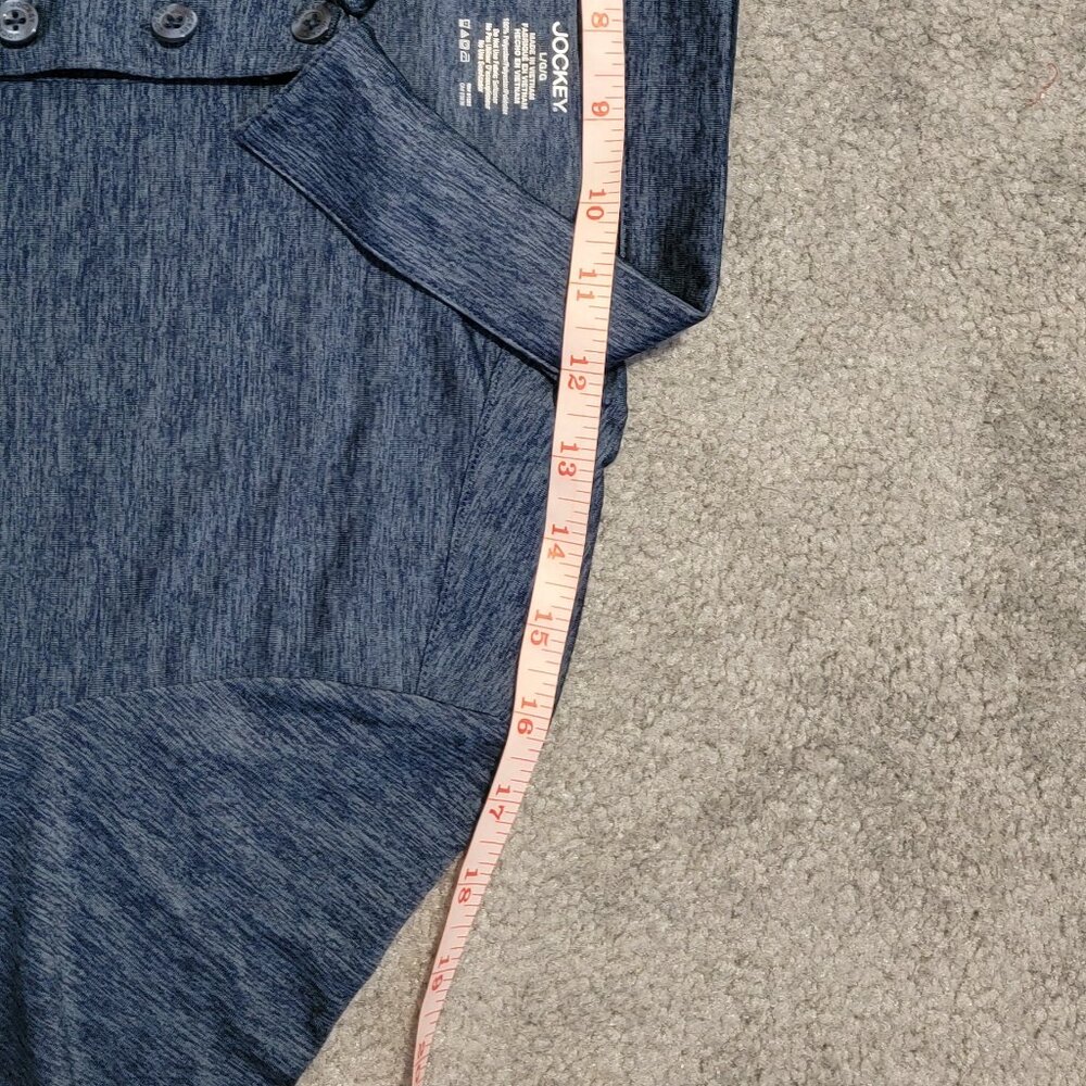 Jocky Semi-Fitted Performance Polo, Abyss Grey Space Dye Large - Picture 10 of 13